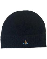 Vivienne Westwood - Orb-Embroidered Beanie - Lyst
