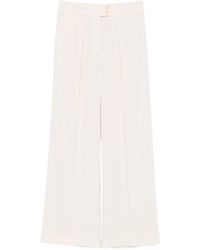 Patrizia Pepe - Button Pleated Trousers - Lyst