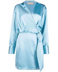 Blanca Vita - Kleid Aus Satin - Lyst