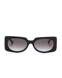 Michael Kors - Gafas de sol Bordeaux con montura rectangular - Lyst