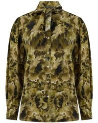 Alberta Ferretti - Overhemd Met Abstracte Print - Lyst