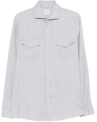 Brunello Cucinelli - ダブルポケット シャツ - Lyst