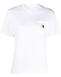 Carhartt - S/s Pocket Organic-cotton T-shirt - Lyst