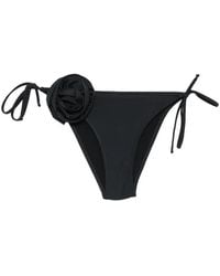Moschino - Floral-Applique Side-Tie Bikini Bottoms - Lyst