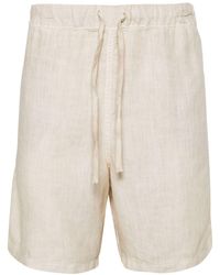 120% Lino - Drawstring-waist Bermuda Shorts - Lyst