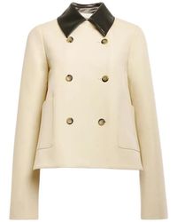 Altuzarra - Double-Breasted Contrast-Collar Jacket - Lyst