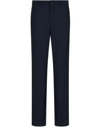 Giorgio Armani - Flat Front Trousers - Lyst