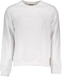 Guess - Logo-Embroidered Raglan-Sleeve Sweatshirt - Lyst