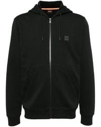BOSS - Hoodie En Coton À Patch Logo - Lyst