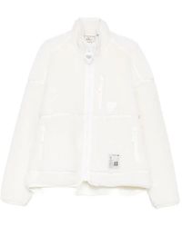 Maison Mihara Yasuhiro - Fleece Zip-Up Jacket - Lyst