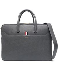 Thom Browne - Pebble Grain-leather Business Bag - Lyst
