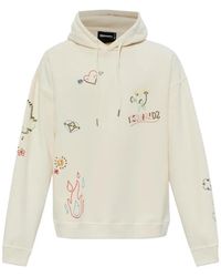 DSquared² - Relax Fit Hoodie - Lyst