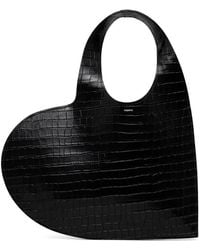 Coperni - Crocodile-Effect Heart Tote Bag - Lyst