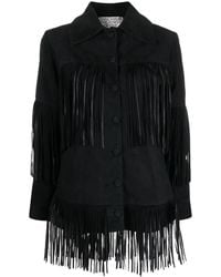 Dan Cassab - Rimon Fringed Leather Jacket - Lyst