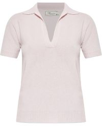 Blumarine - V-Neck T-Shirt - Lyst