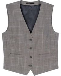 Maje - Veste À Carreaux - Lyst