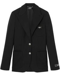 Versace - Blazer Con Botones - Lyst