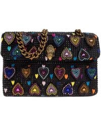 Kurt Geiger - Mini Kensington Heart-Motif Shoulder Bag - Lyst