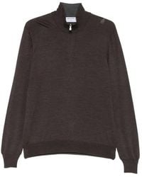 Gran Sasso - Quarter-Zip Wool Sweater - Lyst