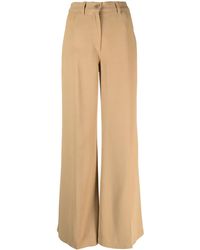 Aspesi - High-Waisted Palazzo Pants - Lyst