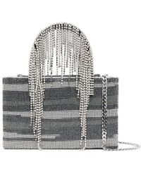 Kara - Crystal-embellished Fringe Tote Bag - Lyst