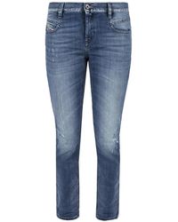 DIESEL - Denim Trousers - Lyst
