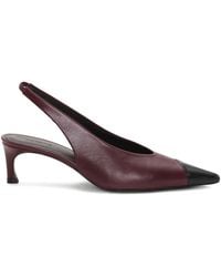 ROTATE BIRGER CHRISTENSEN - Slingback Leather Pumps - Lyst
