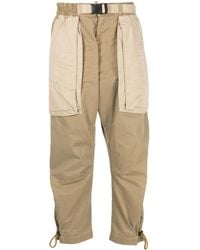 DSquared² - Belted-Waist Cropped Trousers - Lyst