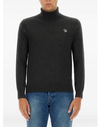 Paul Smith - Zebra Turtleneck Sweater - Lyst
