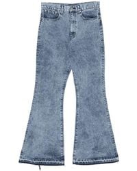 Junya Watanabe - Frayed-Hem Jeans - Lyst