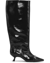 Ganni - Synthetic Naplack Boots - Lyst
