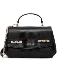 Guess - Melinda Lizard-Effect Tote Bag - Lyst