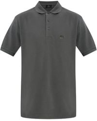 Etro - Logo Cotton Polo Shirt - Lyst