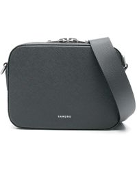 Sandro - Small Reconstituted Messenger Bag - Lyst