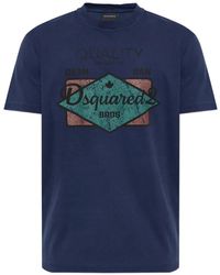 DSquared² - Classic Crew Neck T-Shirt - Lyst