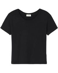 American Vintage - Gamipy T-Shirt Met Ronde Hals En Korte Mouwen - Lyst
