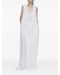 ili node - Theron Draped-Detail Maxi Dress - Lyst