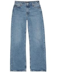 Nudie Jeans - Wide Heidi Logo-Patch Wide-Leg Jeans - Lyst