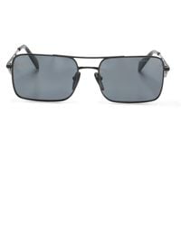 Prada - Triangle-Logo Rectangle-Frame Sunglasses - Lyst