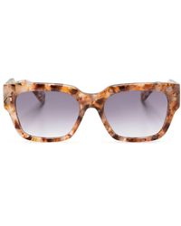 Chloé - Gayia Rectangle-frame Sunglasses - Lyst