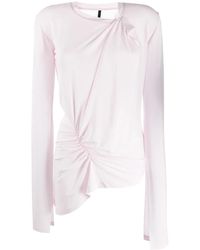Unravel Project - Asymmetric Long Sleeve Top - Lyst