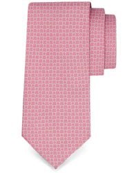 Ferragamo - Link-Print Silk Tie - Lyst