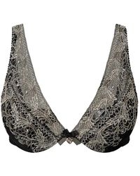 Twinset - Embroidered Tulle Bralette - Lyst