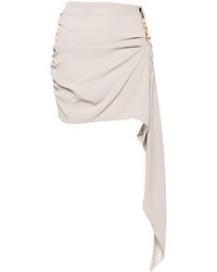 Elisabetta Franchi - Draped Crepe Miniskirt - Lyst