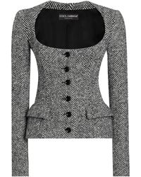 Dolce & Gabbana - Single-Breasted Jacket - Lyst