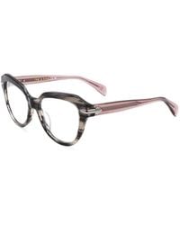 Rag & Bone - Geometric-Frame Glasses - Lyst