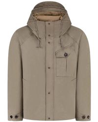C.P. Company - Cardinal Hooded Button-Fastening Jacket - Lyst