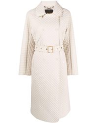 Moorer - Bonnie Double-breasted Trench Coat - Lyst