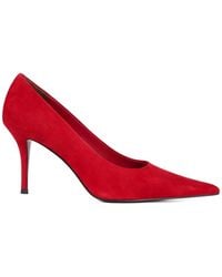 POTAMY - Pointed Suede Pumps - Lyst