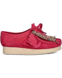 Clarks - Wallabee Suede Derby Shoes - Lyst